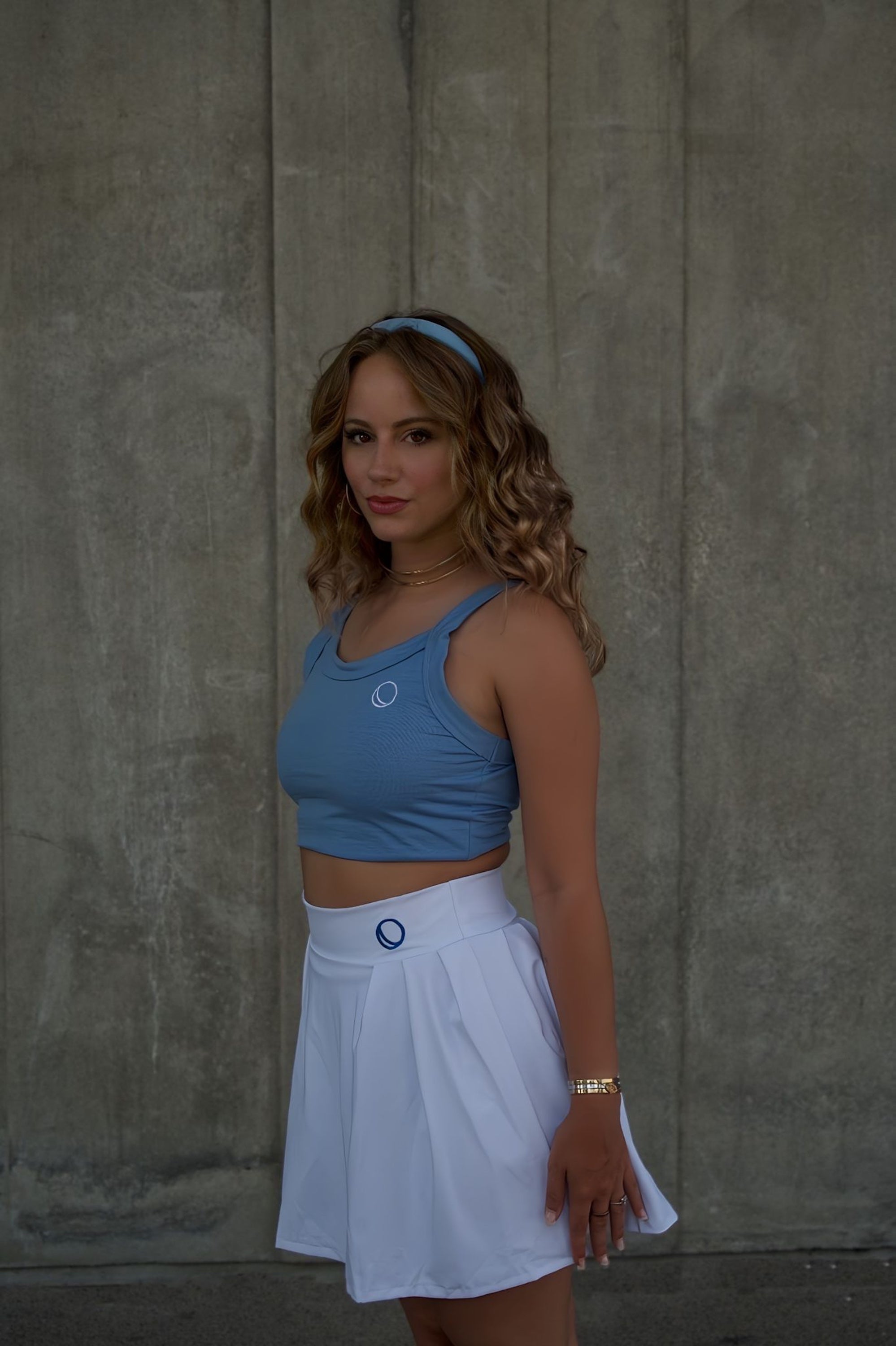 Crop-Top Bleu 12LUNES