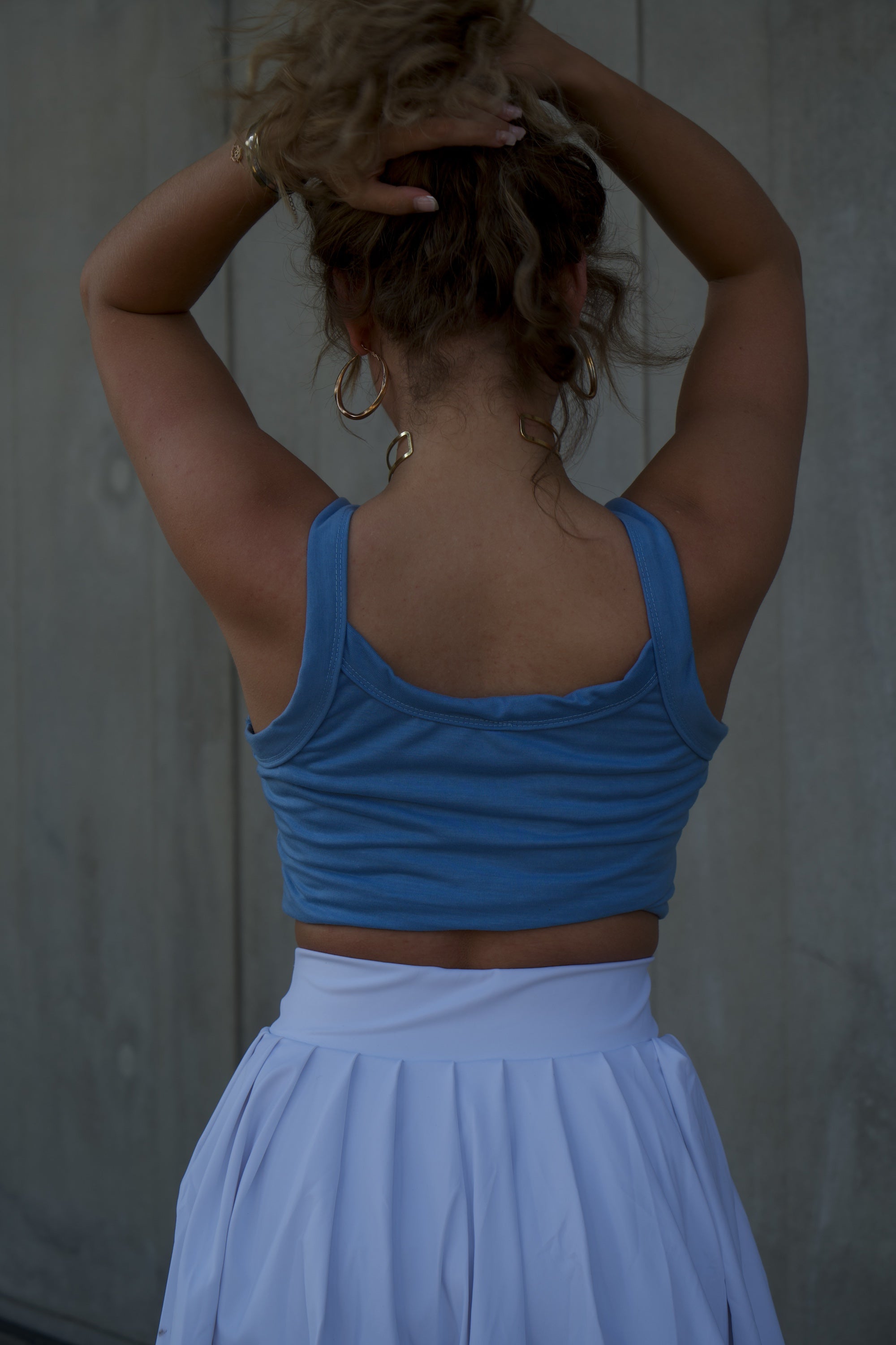 Crop-Top Bleu 12LUNES