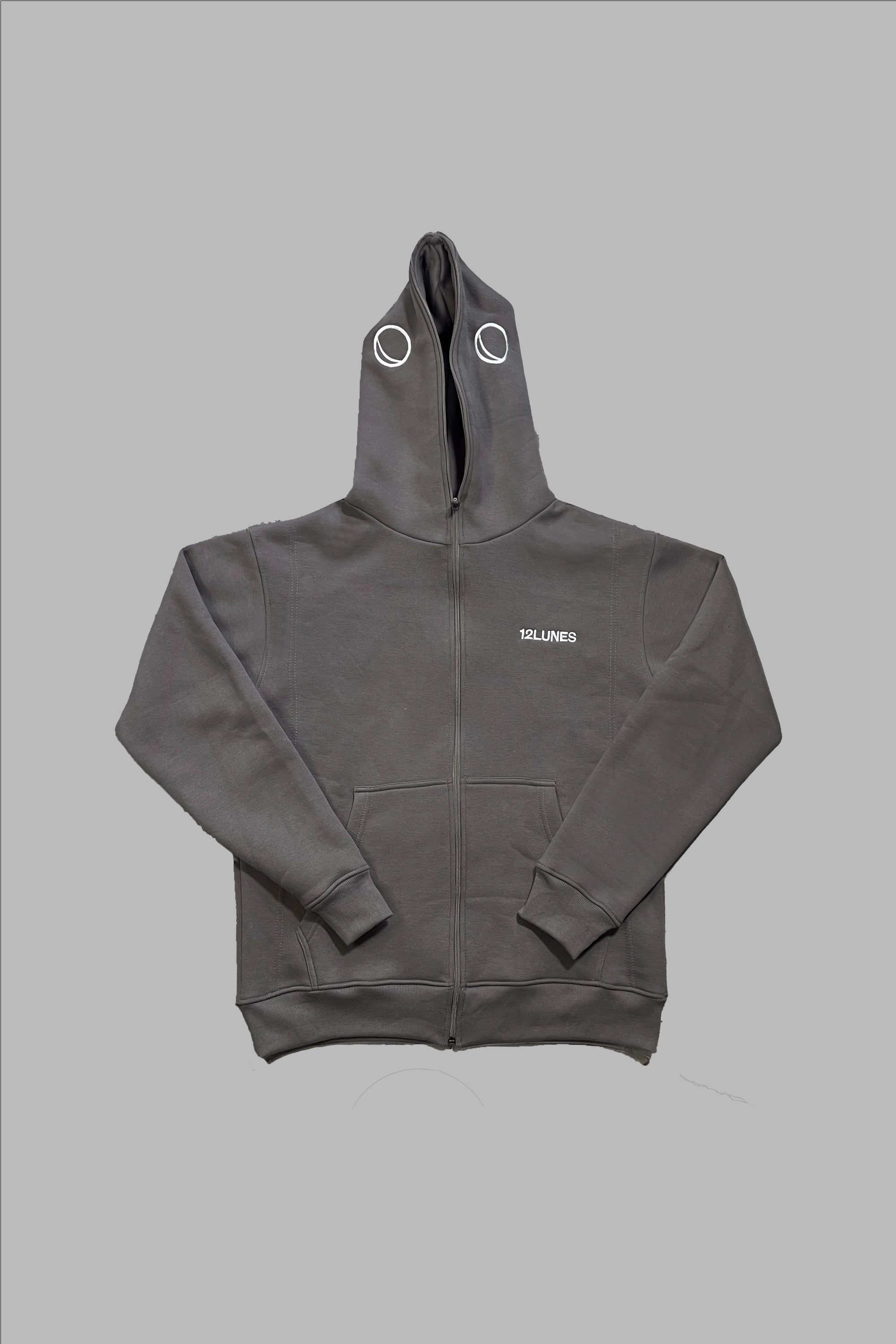 Full-zip Gris