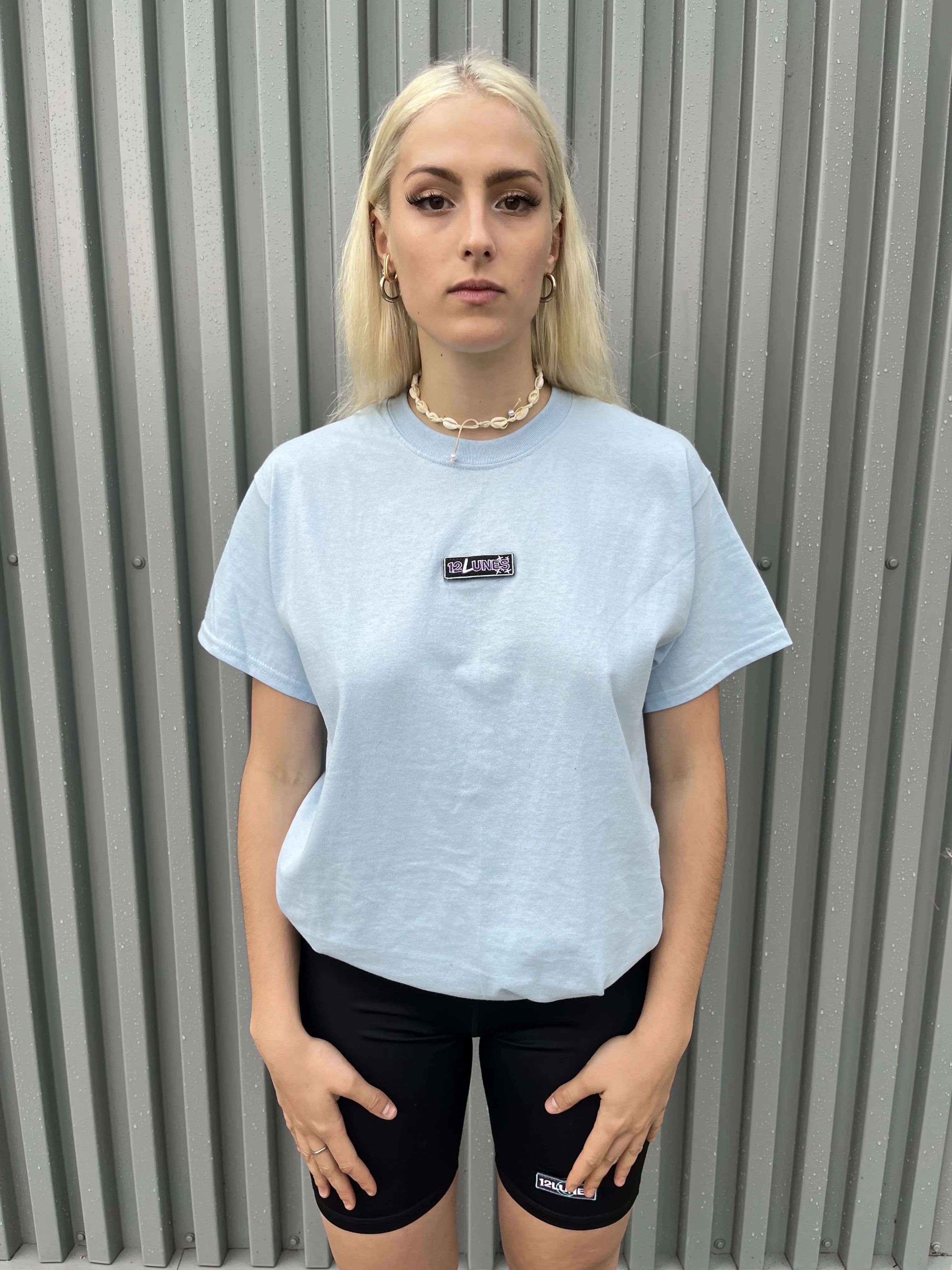 Tee-shirt Unisexe Bleu Pastel 12Lunes