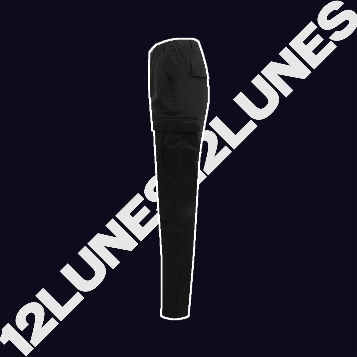 Pantalon Cargo Noir 12Lunes